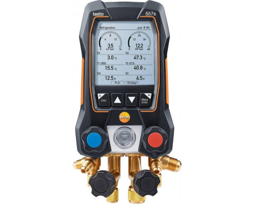 Цифровой манометрический коллектор Testo 557s комплект 2 в кейсе 0564 5572