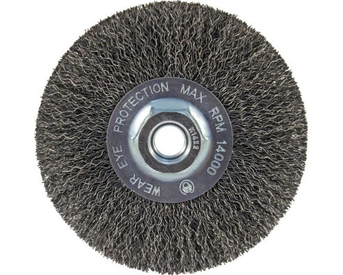 Щетка обдирочная для УШМ D.BOR круглая METAL Standard D-115 мм М14 гофрированная (арт. D20-MS-115-M14-030) D20-MS-115-M14-030