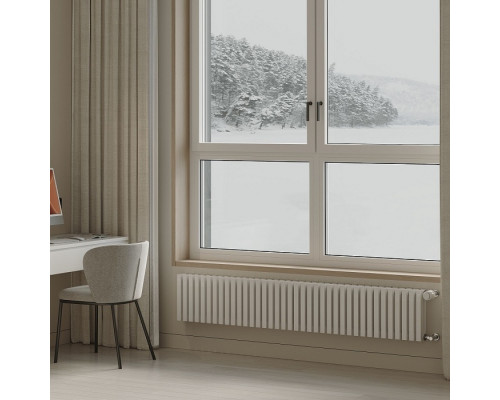 Радиатор отопления ROYAL THERMO Shift Q30 C2030-20 секц. RAL9016 дизайнерский НС-1631279