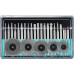 Набор шарошек DEKO RT25 для гравера (отрез. диски+ держатели) 25 предмета 065-0681