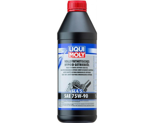 Масло трансмиссионное LIQUI MOLY 75W 90 Vollsynthetisches Hypoid-Getriebeoil 1 л 1024 1024