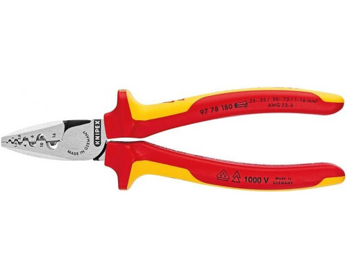 Инструмент для обжима контактных гильз KNIPEX 9778180 KN-9778180