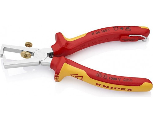 Съемник изоляции диэлектрический KNIPEX 1106160T 1000 V, 160 мм KN-1106160T