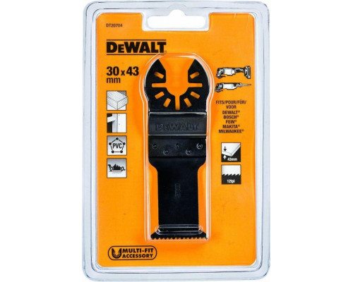 Пильное полотно DeWALT 43х30 мм DT20704-QZ DT20704-QZ