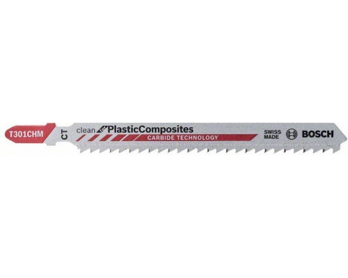Пилки универсальные BOSCH T301CHM (3шт.) Carbide Technology 2608667450