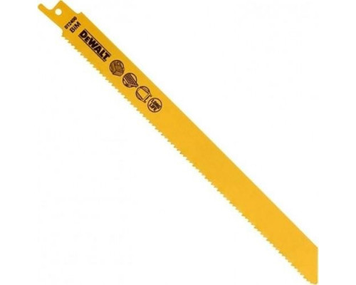 Полотно для сабельных пил DeWALT TCT 225 мм DT2400-QZ (S1122HF) (уп.100шт) DT2400-QZ