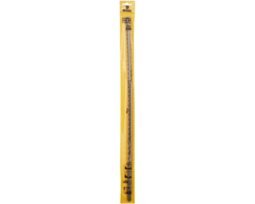 Бур SDS-plus Denzel Cobalt W-tip, 12x600 мм по бетону, двойная спираль 705028