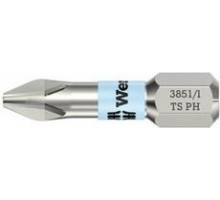 Бита для заворачивания, нержавеющая сталь WERA 3851/1 TS PH3, 25 мм WE-071012 WE-071012