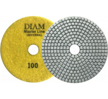 Алмазная тарелка на липучке DIAM АГШК 100*2,5 №100 Master Line Universal (сухая/мокрая) 000624