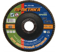 Круг лепестковый ПРАКТИКА 125х22.2 мм P100 032-386 032-386