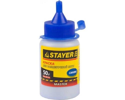 Отбивка STAYER STAYER краска для разметочных шнуров, синяя, 50г 0640-1_z01