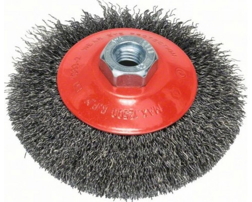 Щетка обдирочная для УШМ BOSCH коническая D-115 мм М14 2608622101
