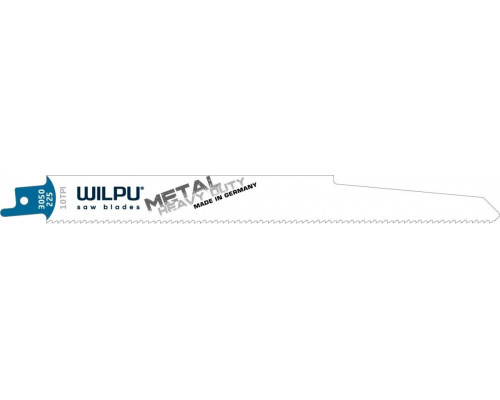 Полотна для сабельных пил WILPU 3050/225 bi от 3мм, дерева с ост.металла 3шт/уп 1552200003