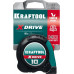 Рулетка KRAFTOOL X-Drive 10 м/25 мм с ударостойким обрезиненным корпусом 34122-10
