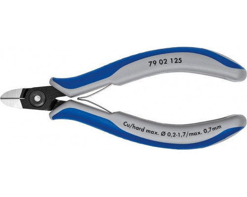 Бокорезы для электроники прецизионные KNIPEX 7902125, 125 мм