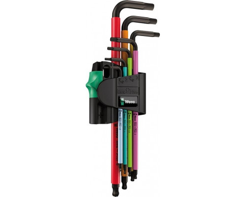 Набор шестигранников WERA 950 SPKL/7B SM Multicolour Magnet 7 предметов