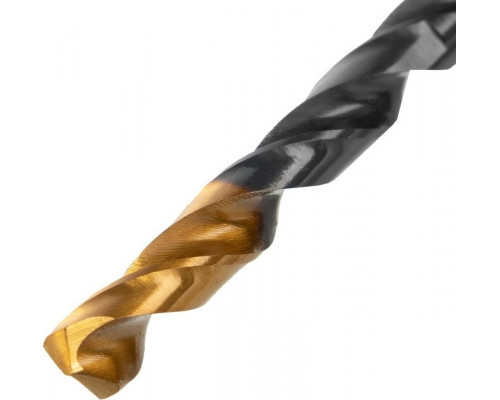 Сверло по металлу Denzel HSS-Tin, Golden Tip 4,8 мм, 10 шт 717212