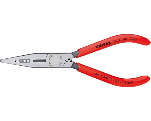 Плоскогубцы KNIPEX 1301160 160 мм для снятия изоляции и опрессовки контактов