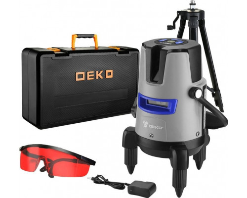 Лазерный уровень DEKO DKLL02RB PRO SET 2 PREMIUM со штативом 1 м