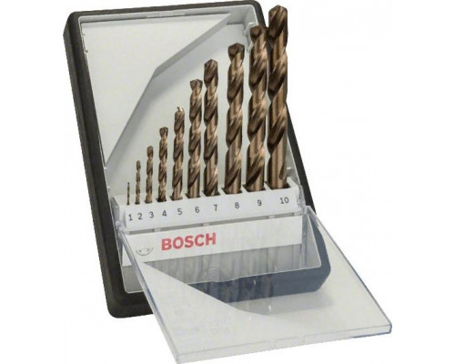 Набор сверл по металлу BOSCH HSS-Co 10 шт Robust Line D1-10 2607019925