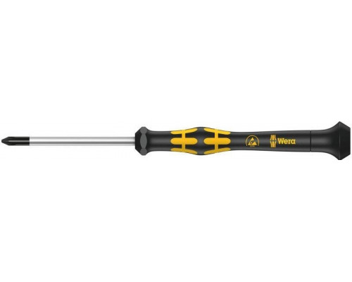 Отвертка крестовая WERA Kraftform Micro 1550 PH ESD PH 00 х 60 мм WE-030110 WE-030110