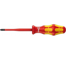 Отвертка диэлектрическая WERA Kraftform Plus 165 iS PZ VDE PZ 1 x 80 мм WE-006460
