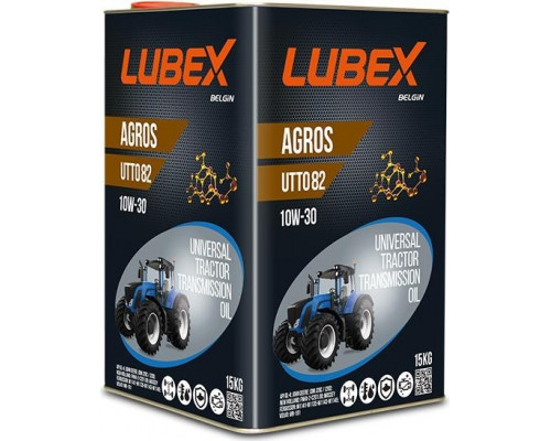 Масло трансмиссионное Lubex AGROS UTTO 82 10W30 GL-4 20 л. L020-0860-0020