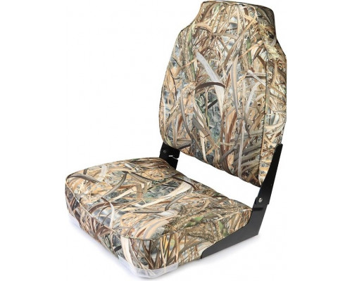 Кресло складное с мягкими накладками SKIPPER камуфляж осень (пластик) SK75107CAMO