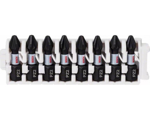 Кассета бит BOSCH Pick and Click IMPACT 25 мм 8 предметов PZ2 2608522325
