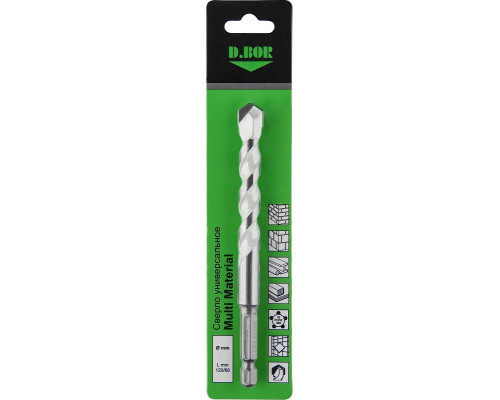 Сверло универсальное D.BOR Multi Material 10*60/120 D-DB-MUL-H-10-120