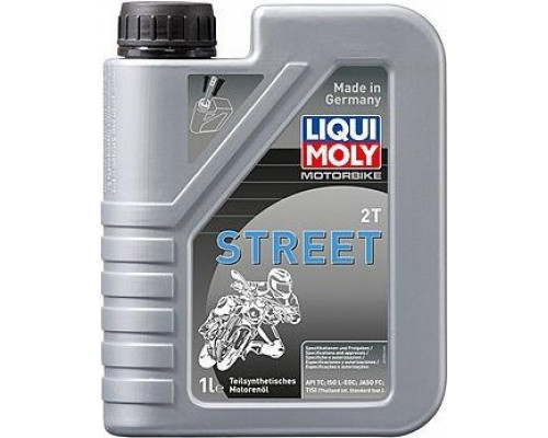Масло для 2-тактных мотоциклов LIQUI MOLY Motorbike 2T Street 1 л 3981 полусинтетика 1504/3981