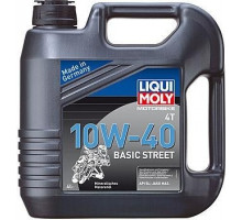 Масло для мотоциклов LIQUI MOLY SAE 10W40 Motorbike 4T Basic Street 4 л 3046 3046