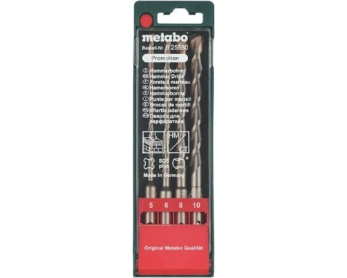 Набор буров METABO 625580000 (5,6,8,10)х160мм 625580000