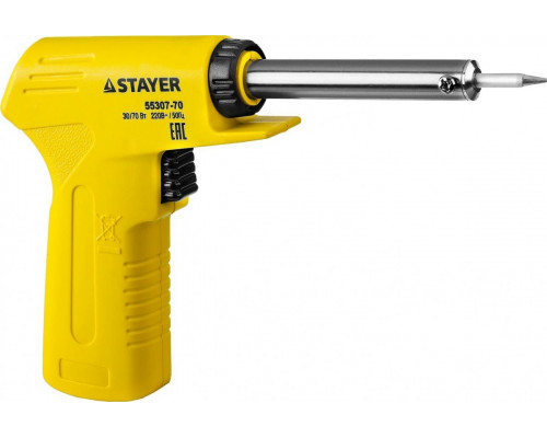 Электропаяльник STAYER MAXTerm с пистолетной рукояткой 55307-70