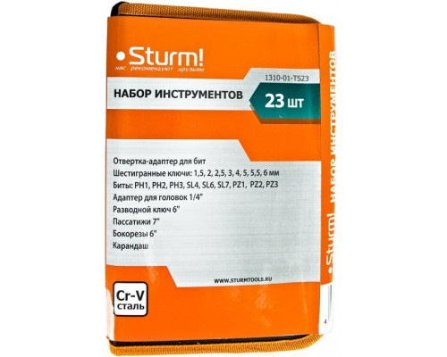 Набор столярно-слесарного инструмента Sturm 1310-01-TS23 23 предмета