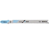 Пилки по металлу BOSCH T118А (3шт.) 2608631507
