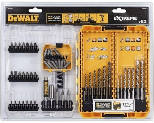 Набор бит и насадок DeWALT DT70759-QZ Maxisafe LTC 63 предмета