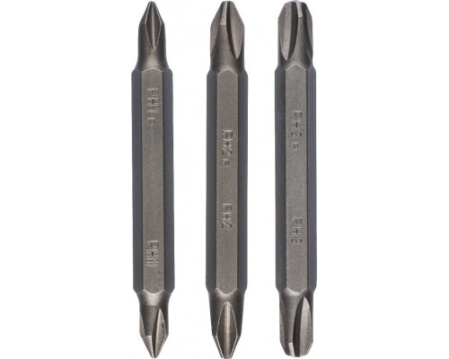 Набор бит двухсторонние BOSCH PH1/2/3 2609255961