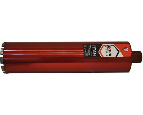 Алмазная коронка для мокрого сверления DIAM САМС 122x450х10x1,1/4UNC Extra Line Titan (железобетон) 313003