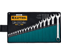 Набор комбинированных гаечных ключей KRAFTOOL 6-32 мм, 18 предметов 27079-H18_z01 27079-H18_z01