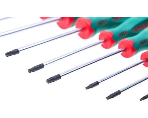 Набор отверток JONNESWAY D71T109S стержневых TORX® ANTI-SLIP GRIP, 9 предметов 048716