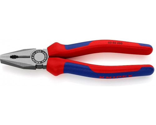Плоскогубцы KNIPEX 0302200SB 200 мм комбинированные KN-0302200SB