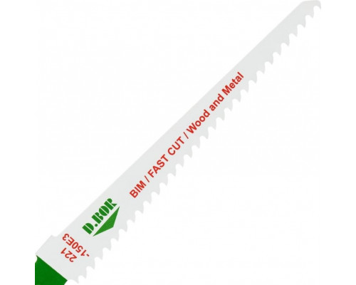 Полотна для сабельных пил D.BOR 130/150*4 мм BIM / FAST CUT / Wood and Metal (s611df) (2 шт.) D-221-150E3-02