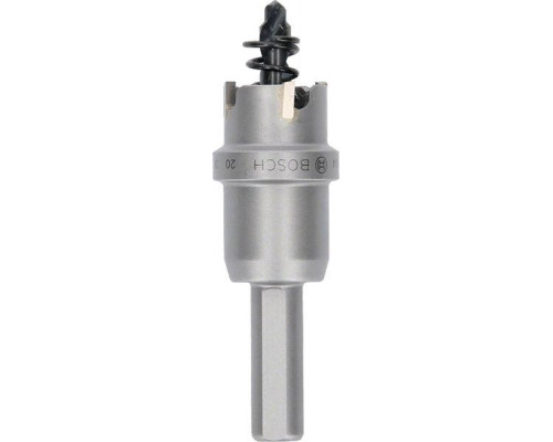 Коронка биметаллическая BOSCH Precision for Sheet Metal твердосплав 20 мм с напайками 2608594131