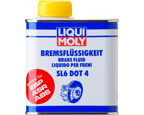 Тормозная жидкость LIQUI MOLY Bremsenflussigkeit SL6 DOT-4 0,5 л 3086 3086