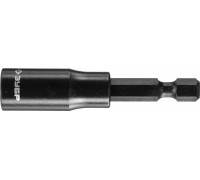 Насадка шестигранная ЗУБР ПРОФЕССИОНАЛ с торцовой головкой, e 1/4