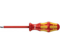 Отвертка диэлектрическая WERA Kraftform Plus 100 VDE 1000 V 165i PZ2 х 100 мм WE-006164 WE-006164