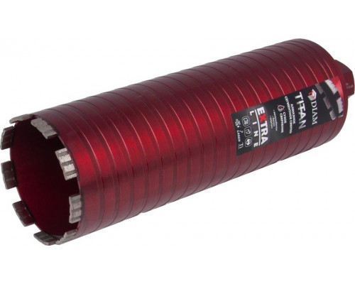 Алмазная коронка для мокрого сверления DIAM САСС 112x300х5x1,1/4UNC Extra Line Titan (арм. бетон)