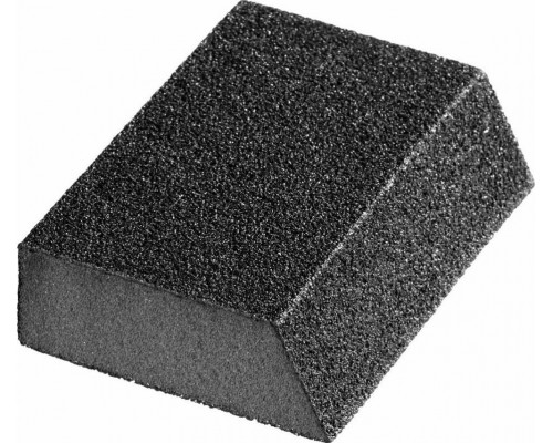 Губка STAYER MASTER угловая, р120, 100x68x42x26мм. 3561-120