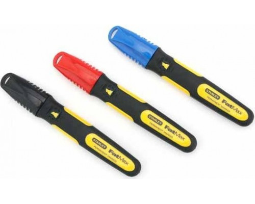 Набор маркеров STANLEY FatMax 0-47-315, 3 цвета (черный, красный, синий)